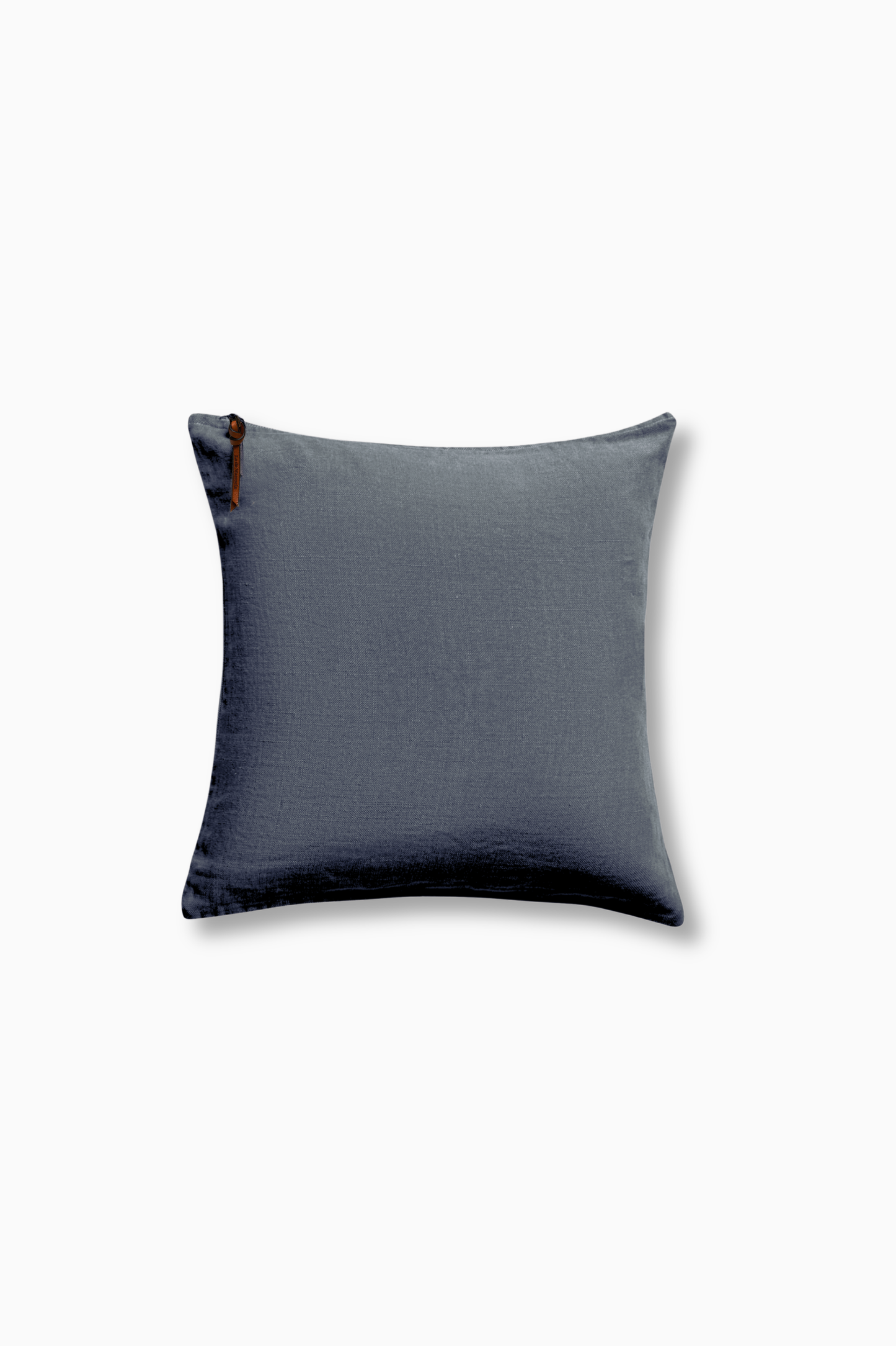 Funda De Cojín · Puro Lino Lavado · Azul Piedra
