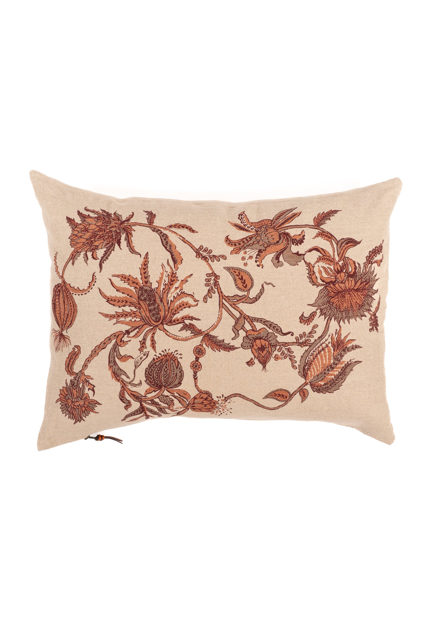 Funda de Cojín · Puro Lino Lavado · Harris · Burdeos