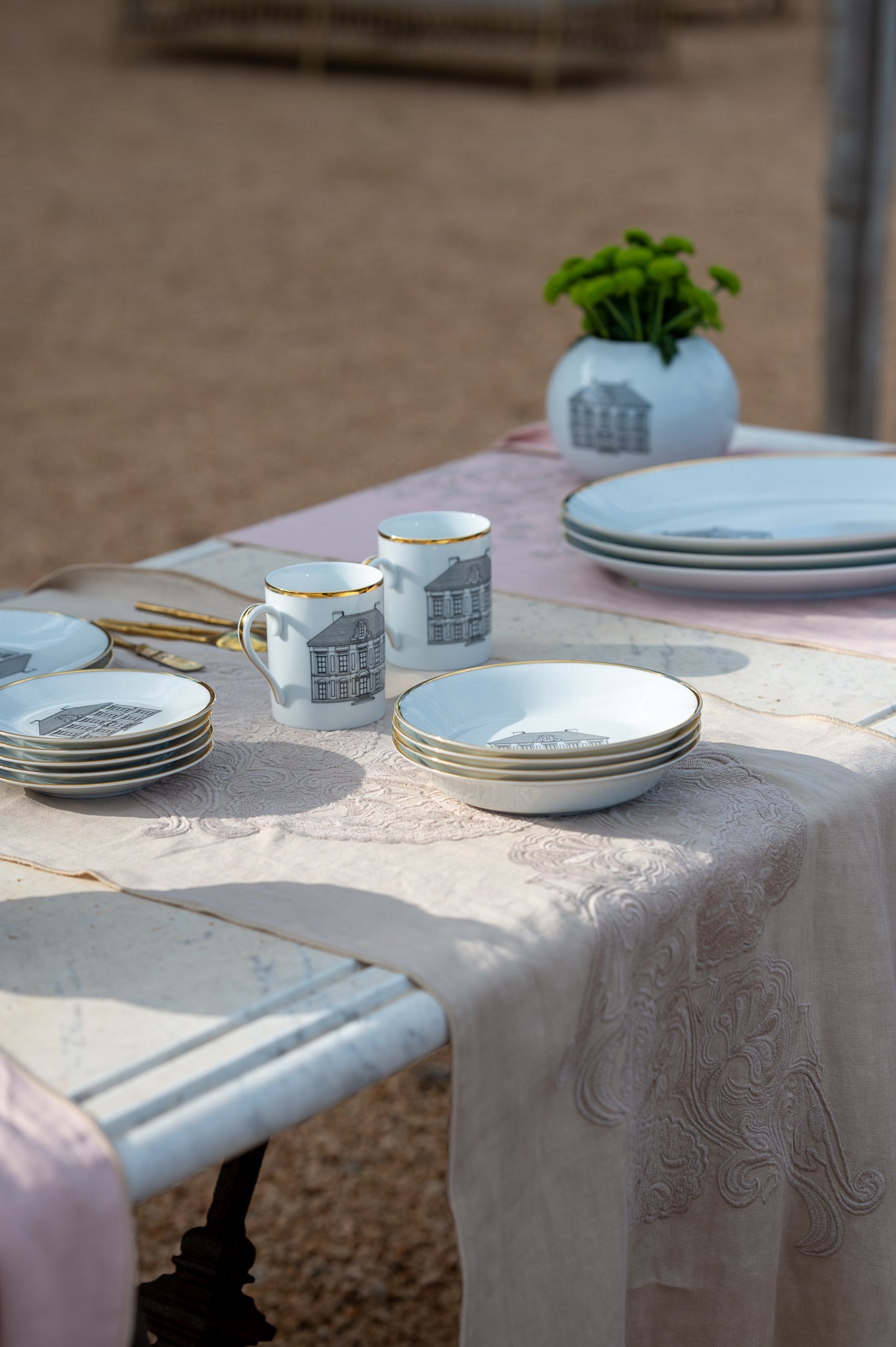 Assiette creuse - Porcelaine de Limoges - Design by Casa Lo de Manuela