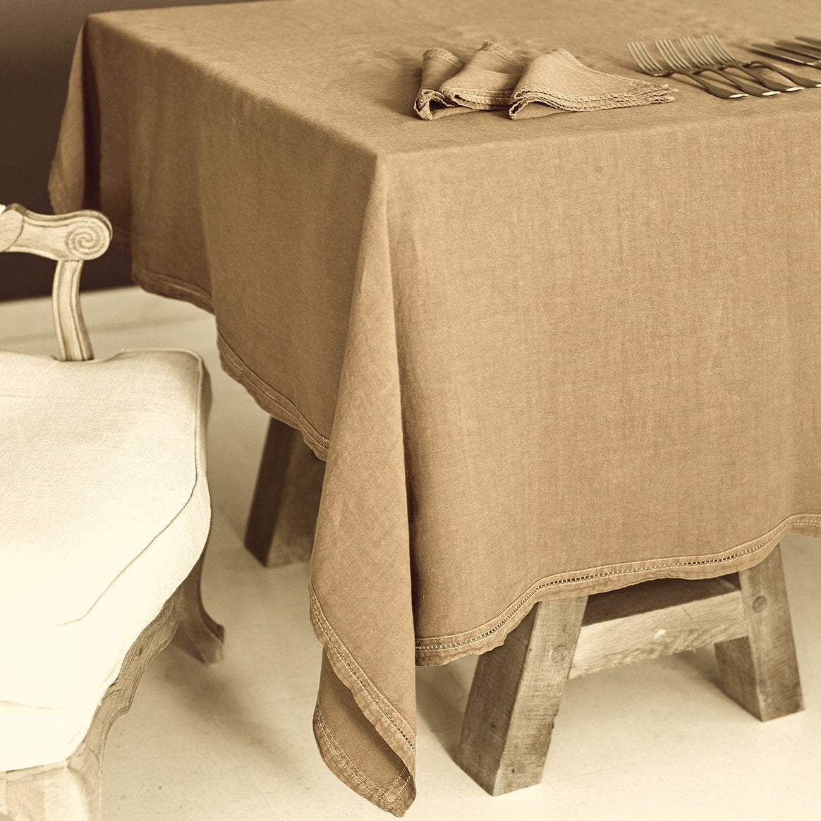 Nappe - Pure Linen Washed - Ochre