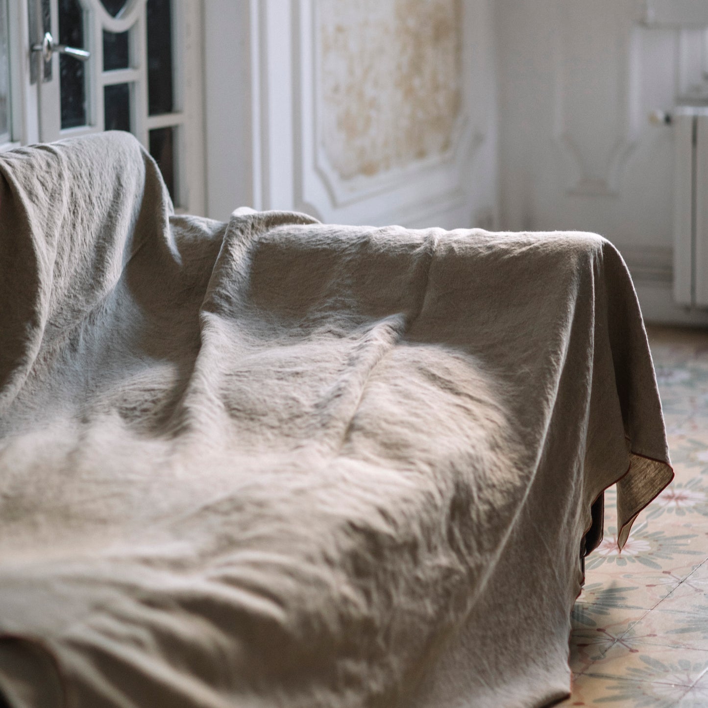 Funda cubre sofá · Puro Lino Lavado · Begur Natural