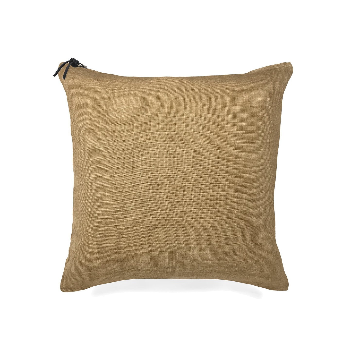 Funda De Cojín · Puro Lino Lavado · Ocre