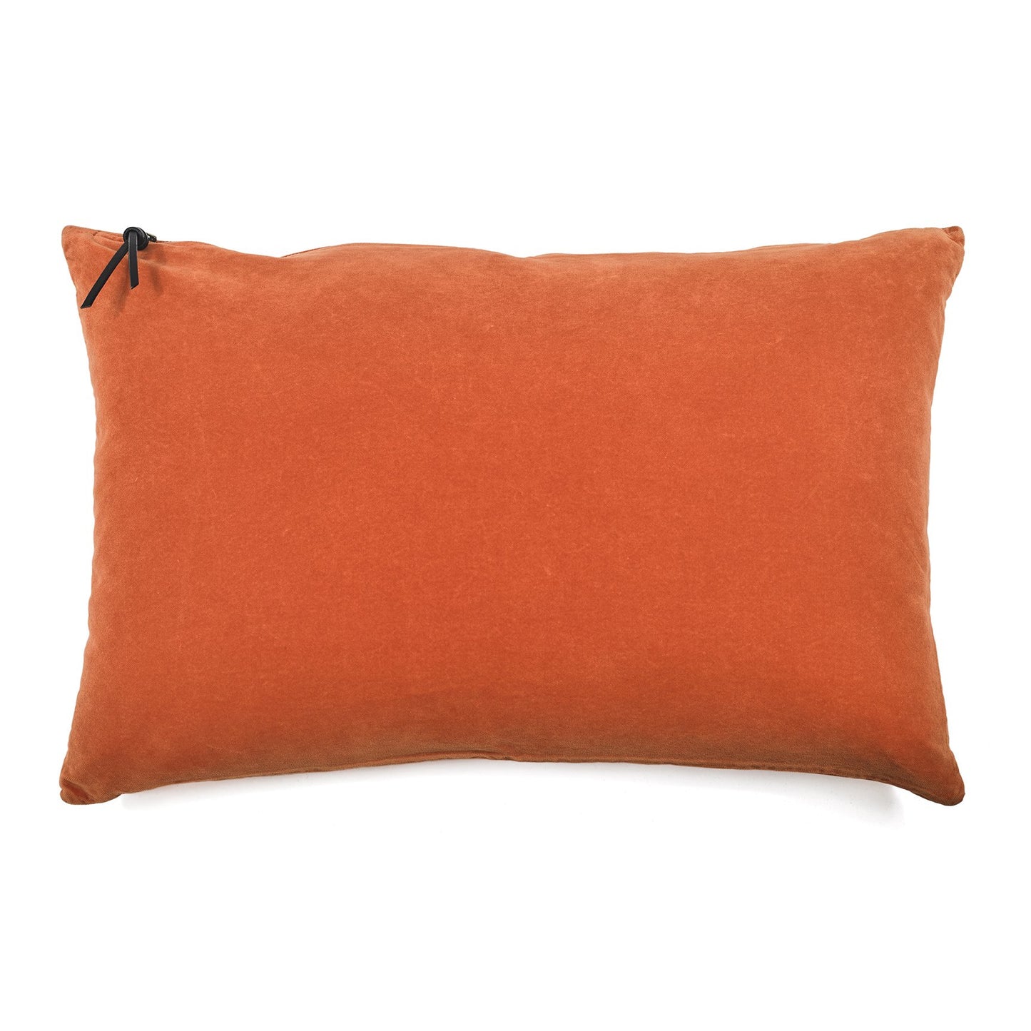Housse de coussin 60X40 - Velours lavé - Couleur Orange - Lo de Manuela