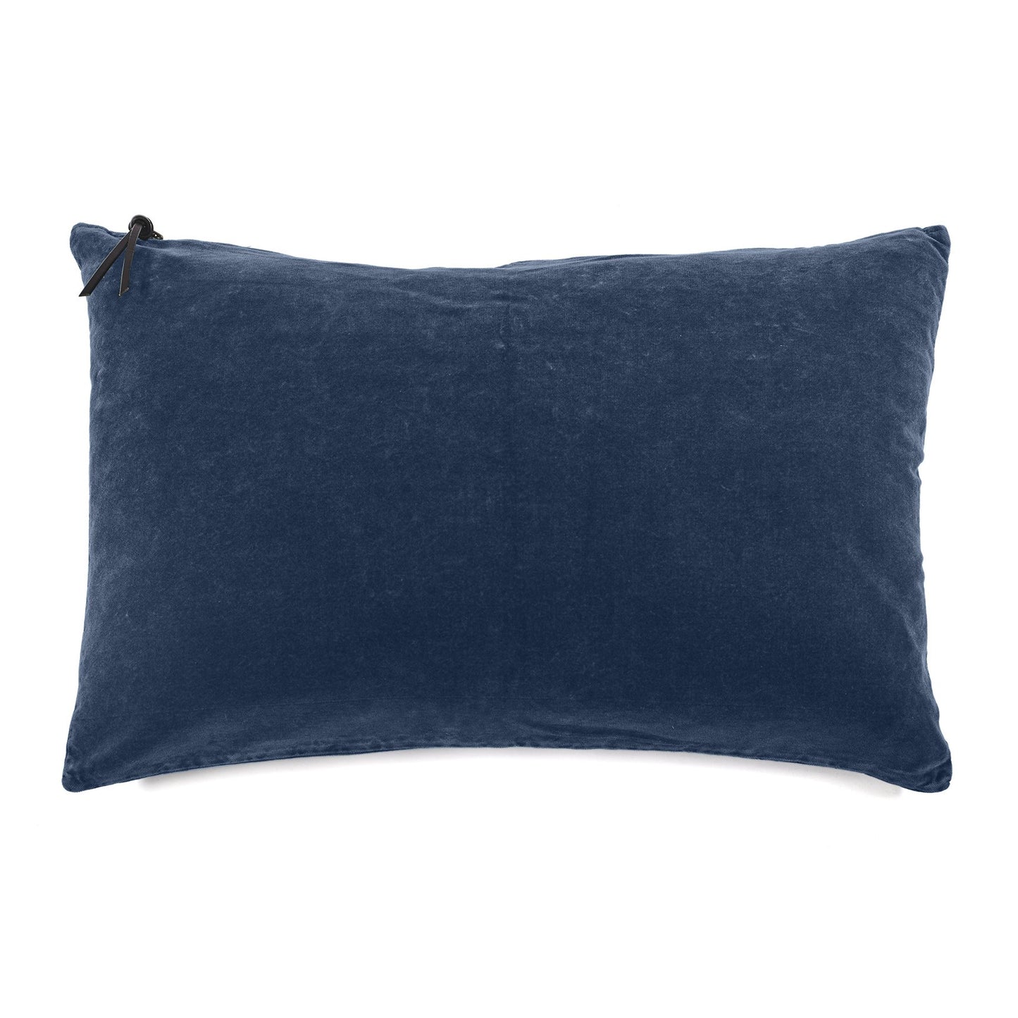 Housse de coussin 60X40 - Velours lavé - Couleur Bleu pétrole - Lo de Manuela