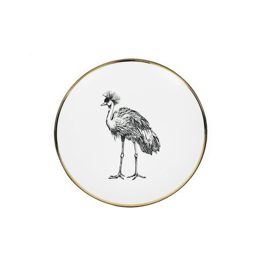 Assiette à pain - Porcelaine de Limoges - Crane Design