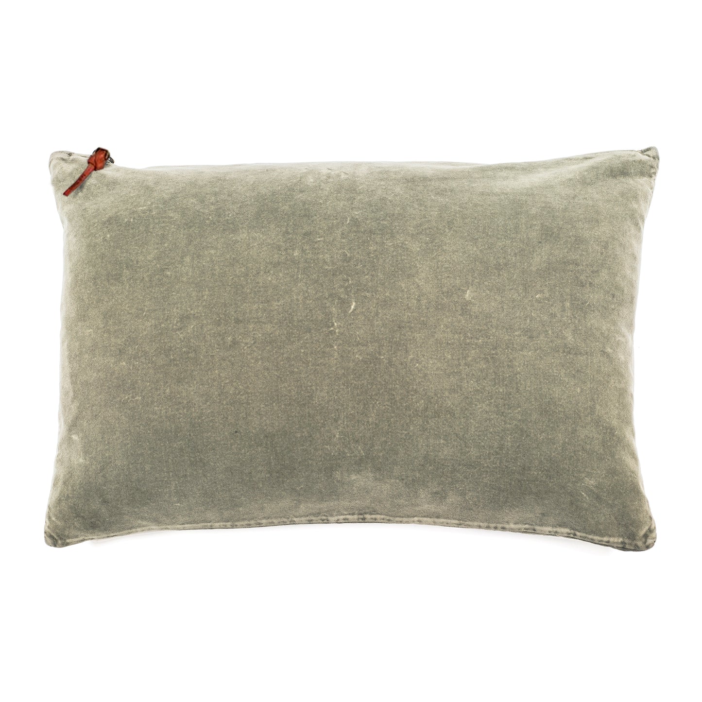Funda De Cojín · Terciopelo Lavado · Caqui