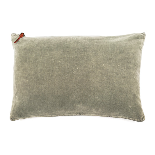 Funda De Cojín · Terciopelo Lavado · Caqui