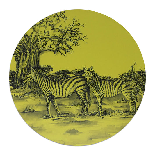 Plaque de fond ronde - Shamba Design