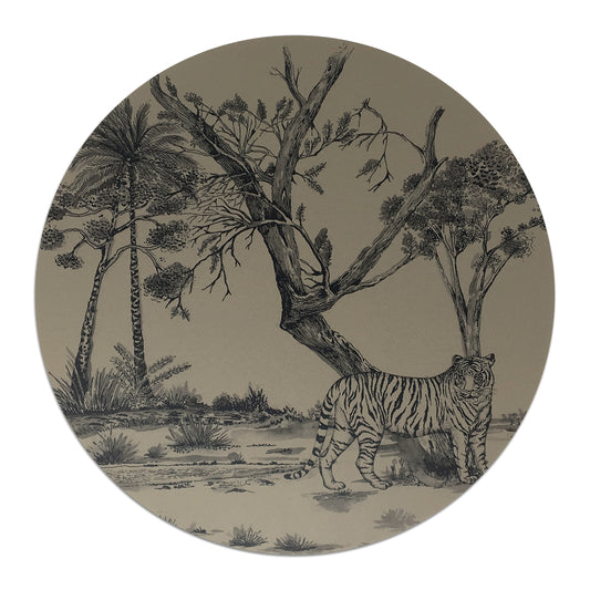 Plaque de fond ronde - Shamba Design