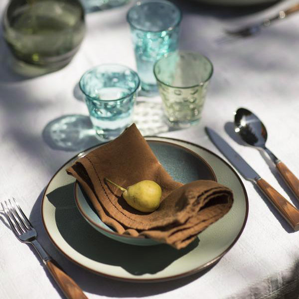 Serviette de table - Pure Linen Washed - Bronze