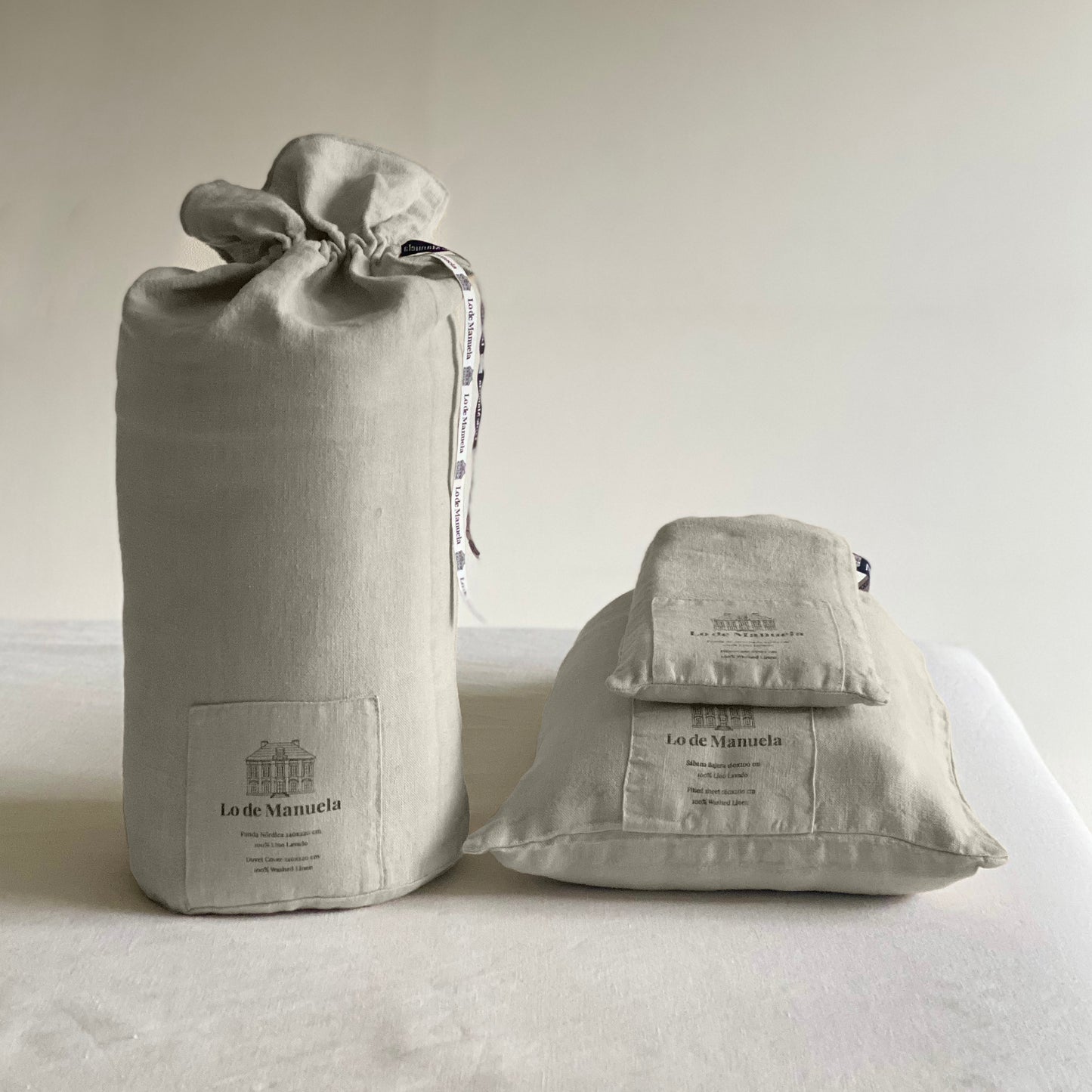 Housse de couette - Pure Washed Linen - Beige
