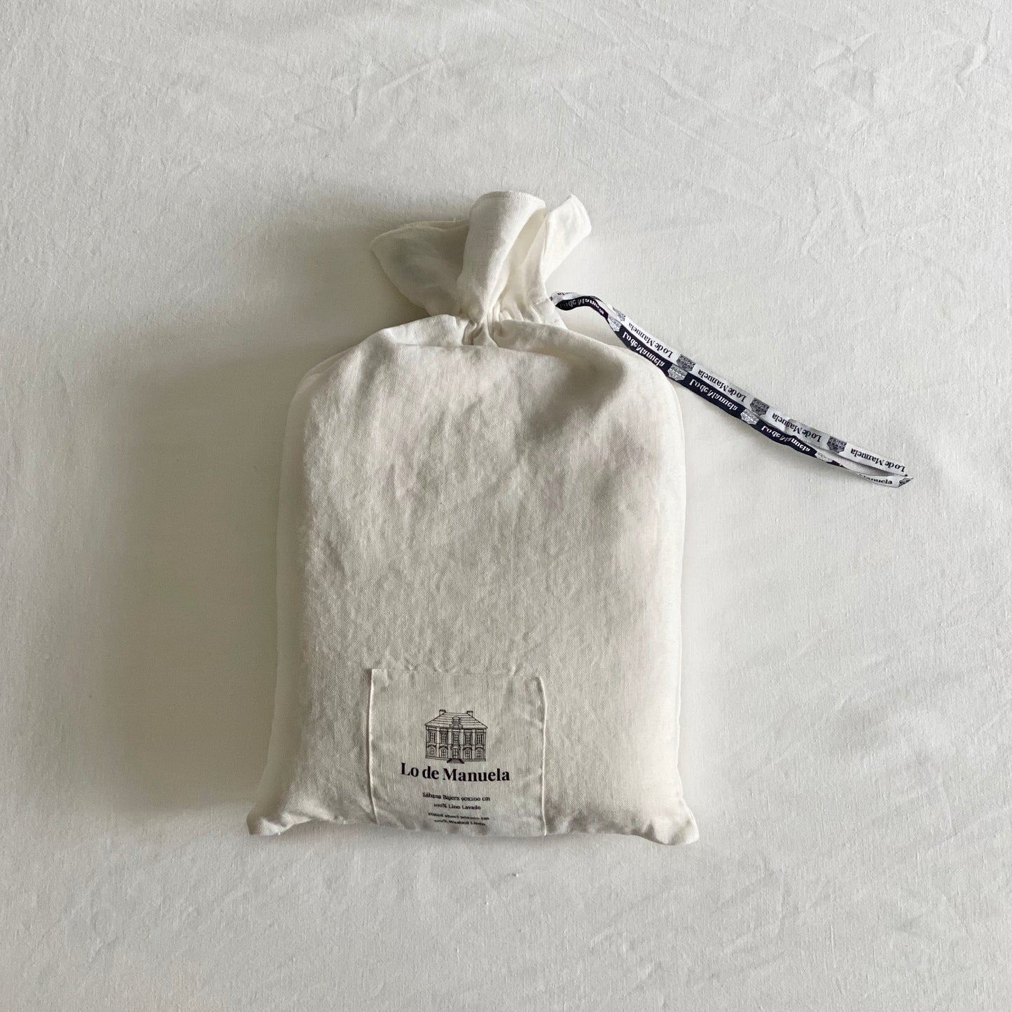 Drap-housse - Pur lin lavé - Couleur ivoire