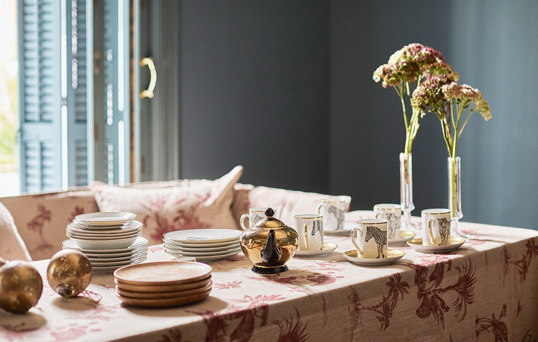 Combinar materiales en la mesa de Navidad | Lo de Manuela