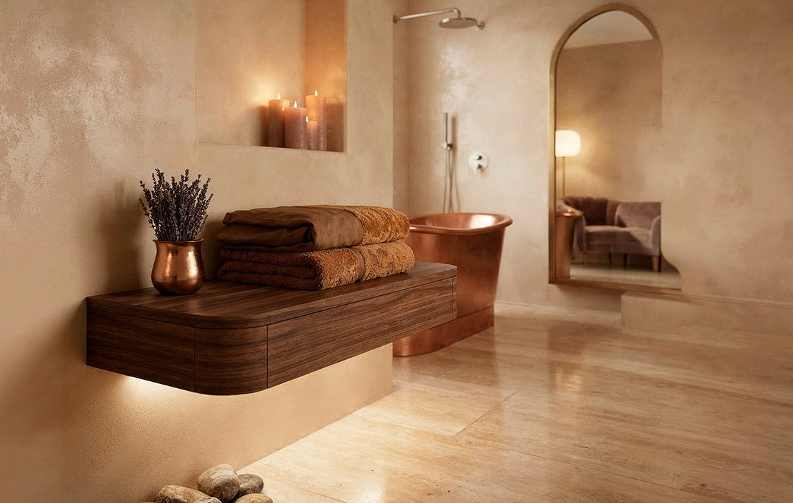 Cómo doblar toallas para decorar el baño | Lo de Manuela