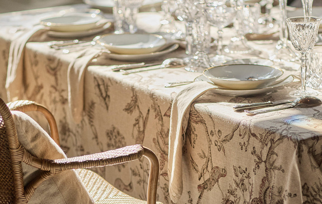 Guía de manteles y servilletas de Navidad