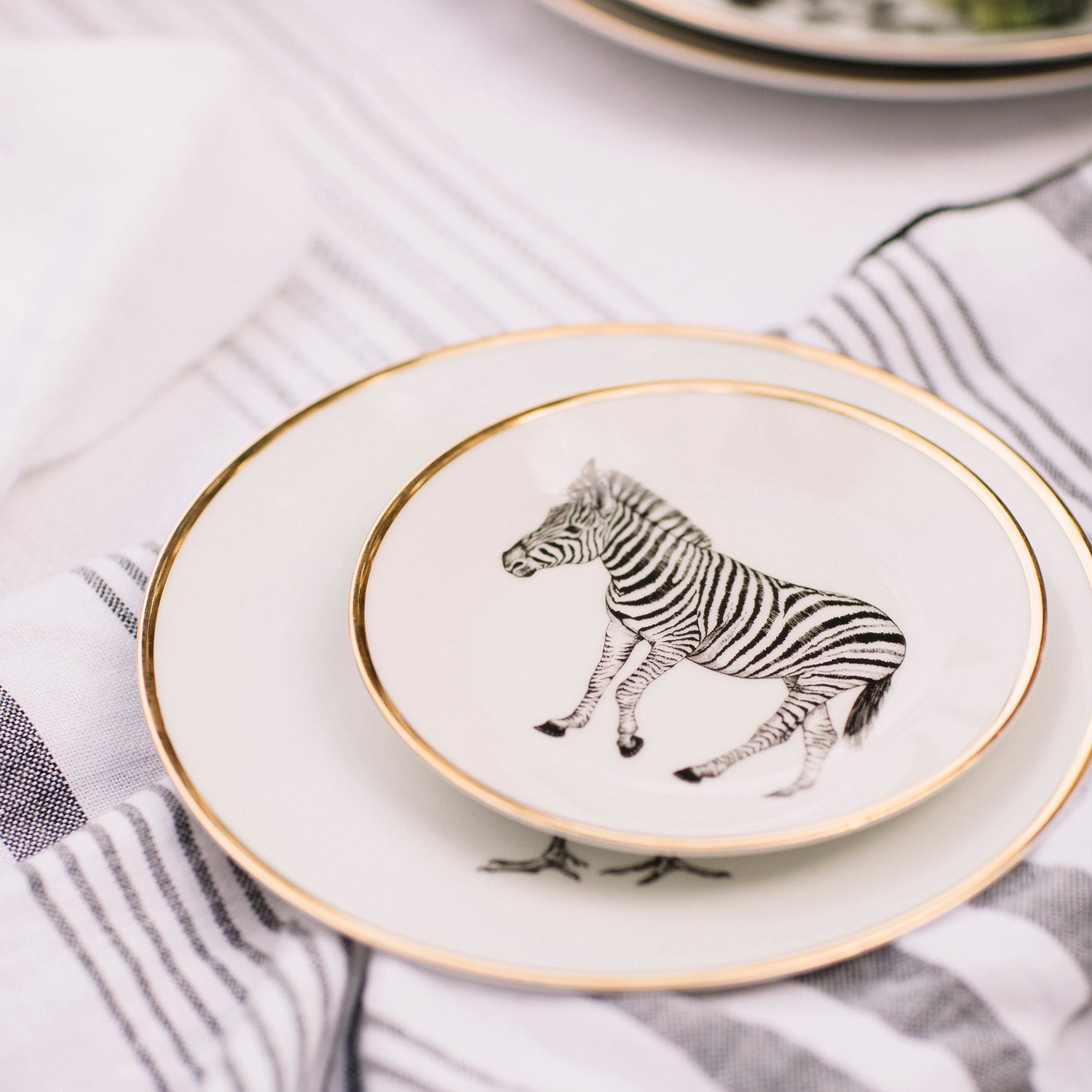 Vajilla de Limoges · Animales