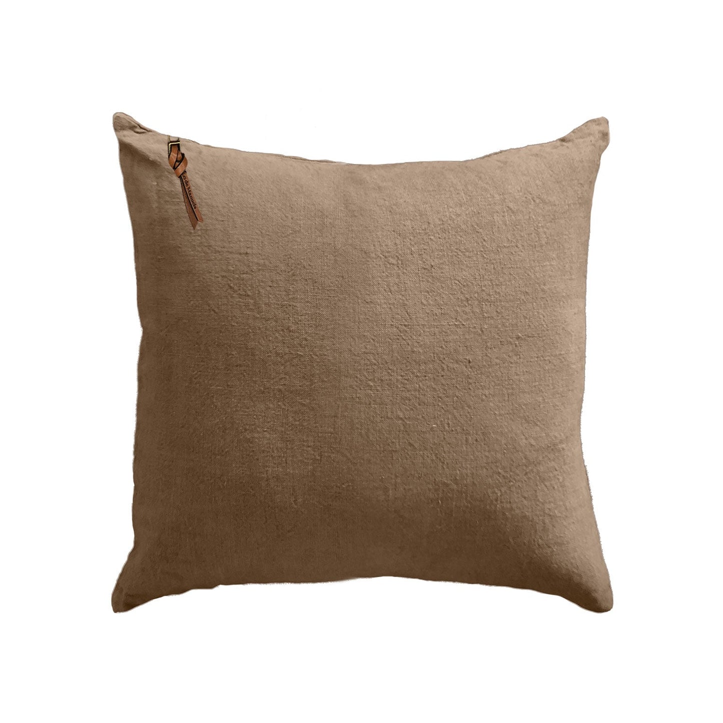 Funda De Cojín · Puro Lino Lavado · Pardo