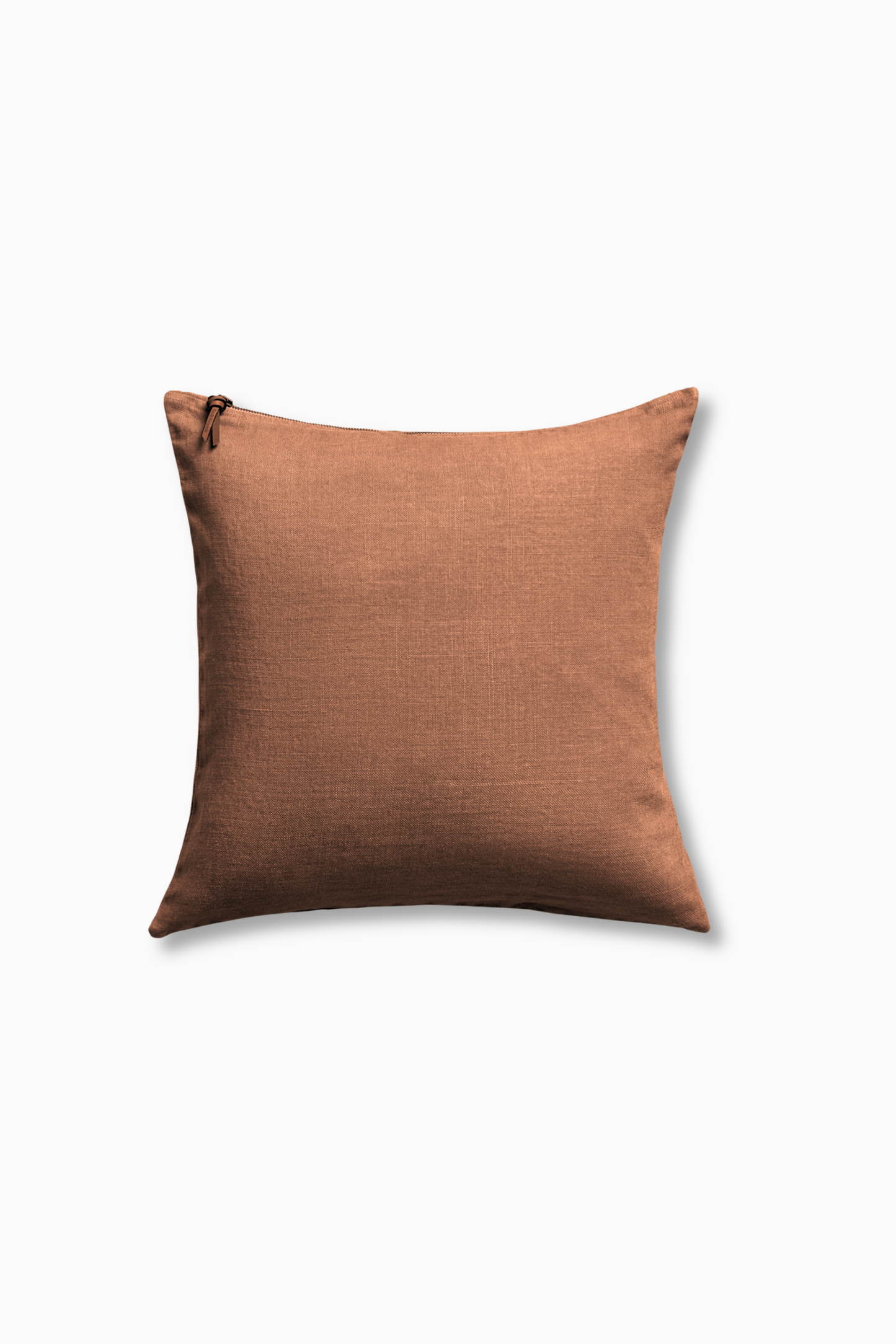 Funda De Cojín · Puro Lino Lavado · Terracota