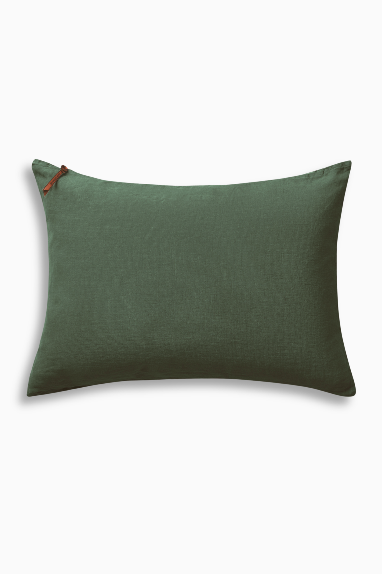 Funda De Cojín · Puro Lino Lavado · Verde Acacia