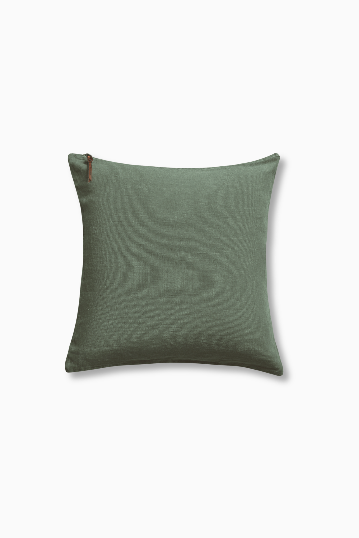 Funda De Cojín · Puro Lino Lavado · Verde Acacia