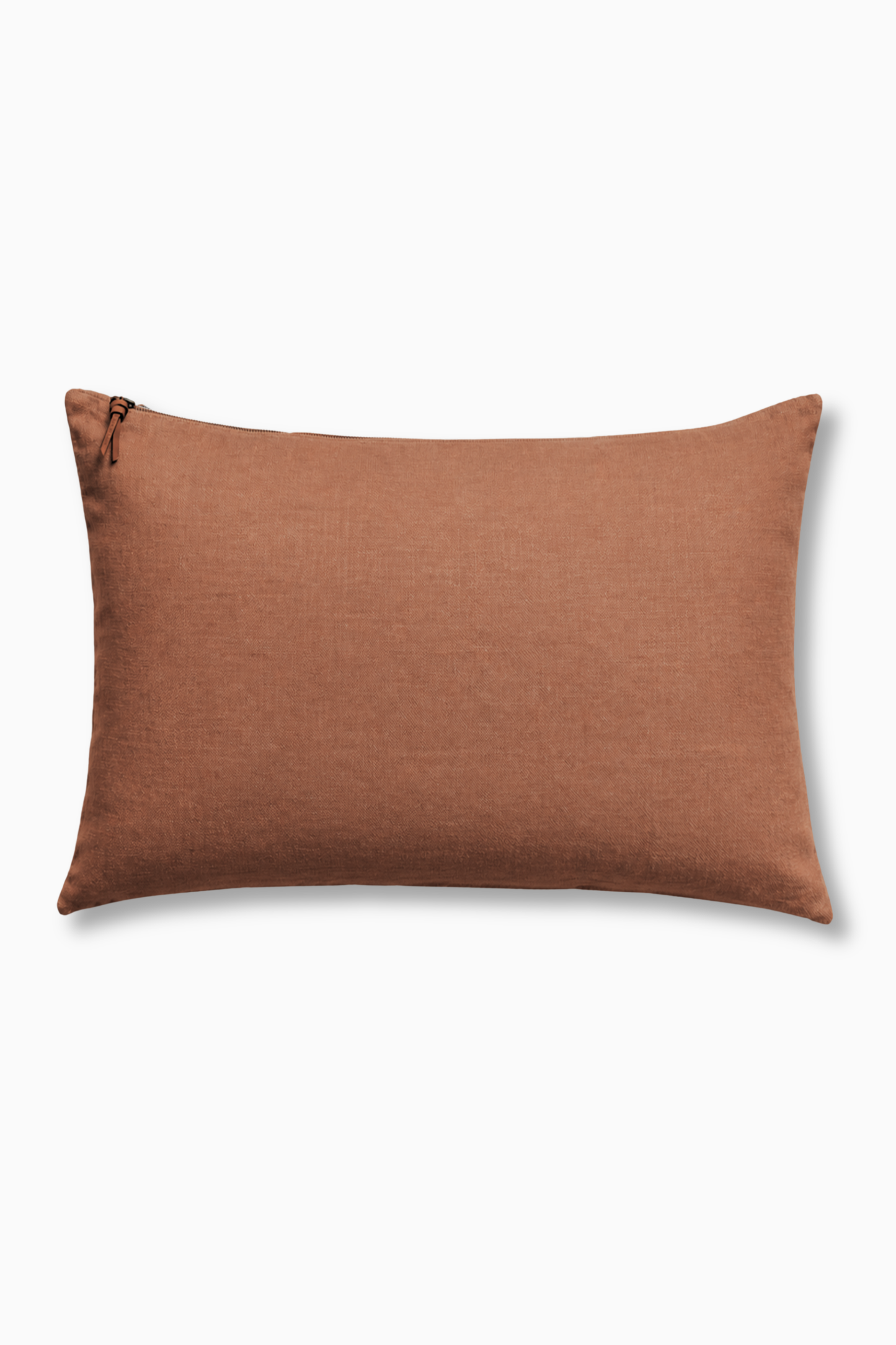 Funda De Cojín · Puro Lino Lavado · Terracota