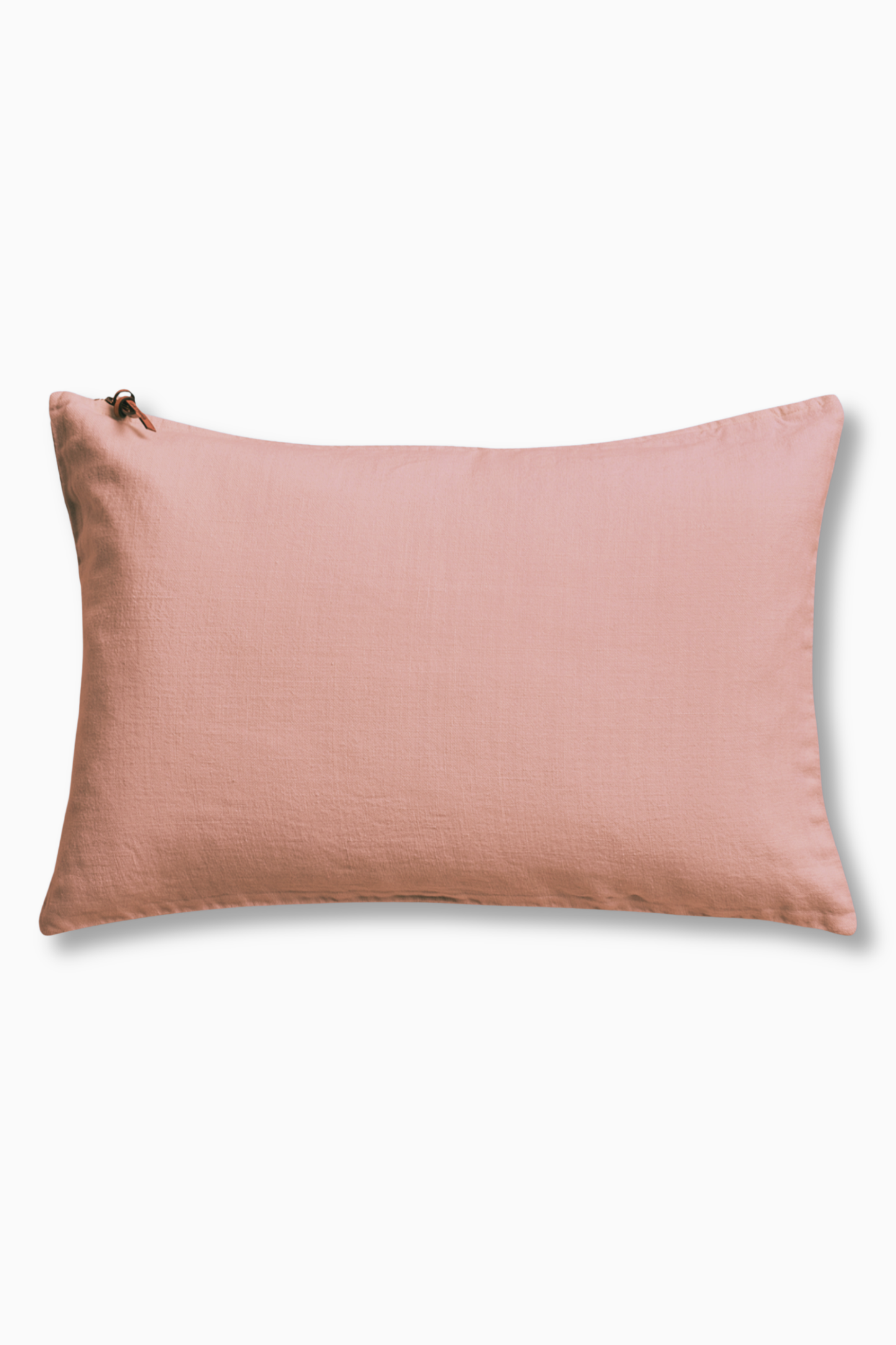 Funda De Cojín · Puro Lino Lavado · Rosa Palo