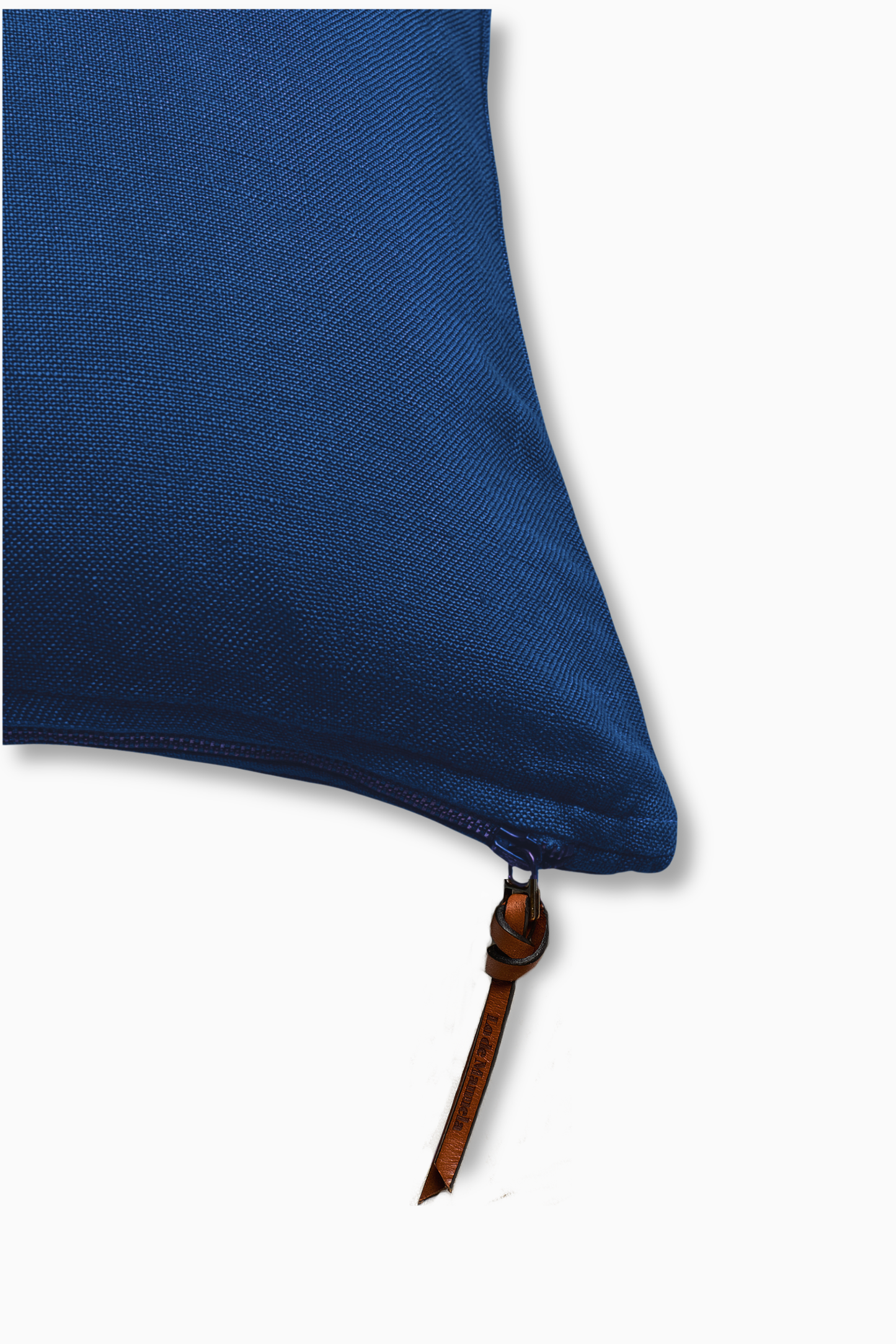 Funda De Cojín · Puro Lino Lavado · Azul