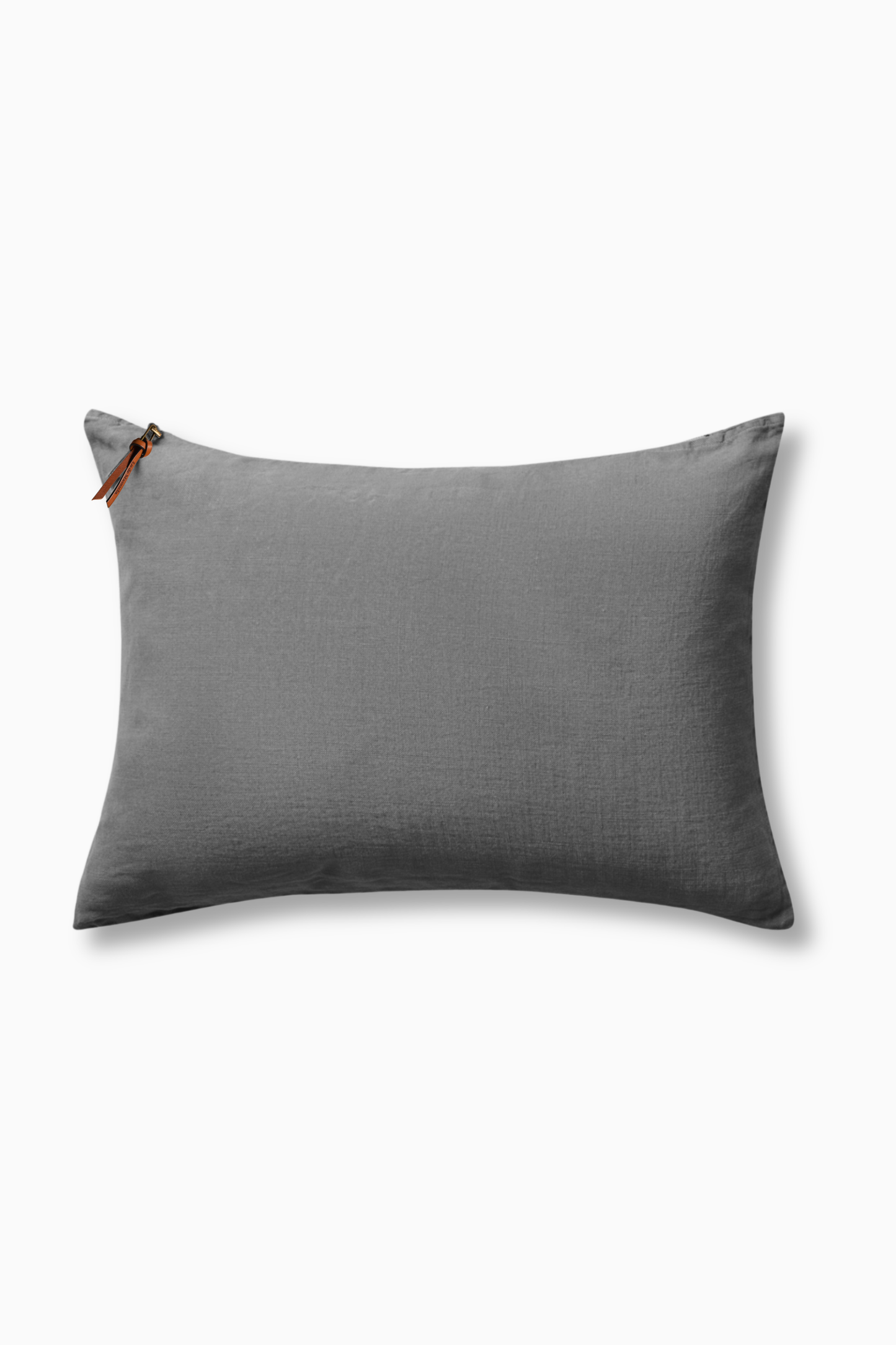 Funda De Cojín · Puro Lino Lavado · Gris