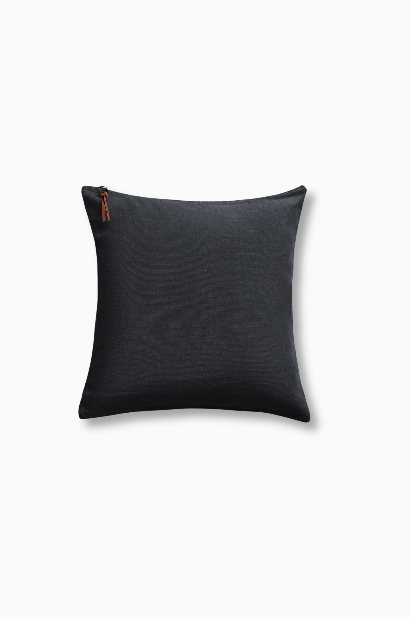 Funda De Cojín · Puro Lino Lavado · Negro