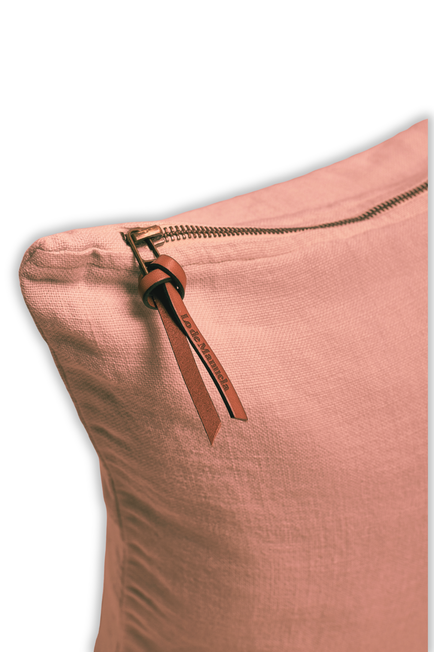 Funda De Cojín · Puro Lino Lavado · Rosa Intenso