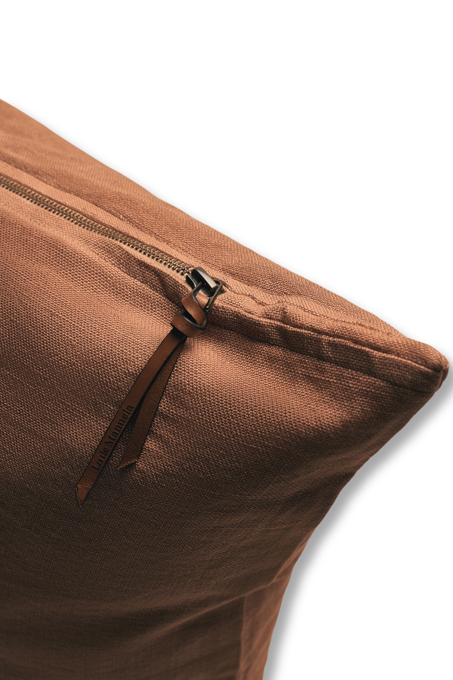 Funda De Cojín · Puro Lino Lavado · Terracota