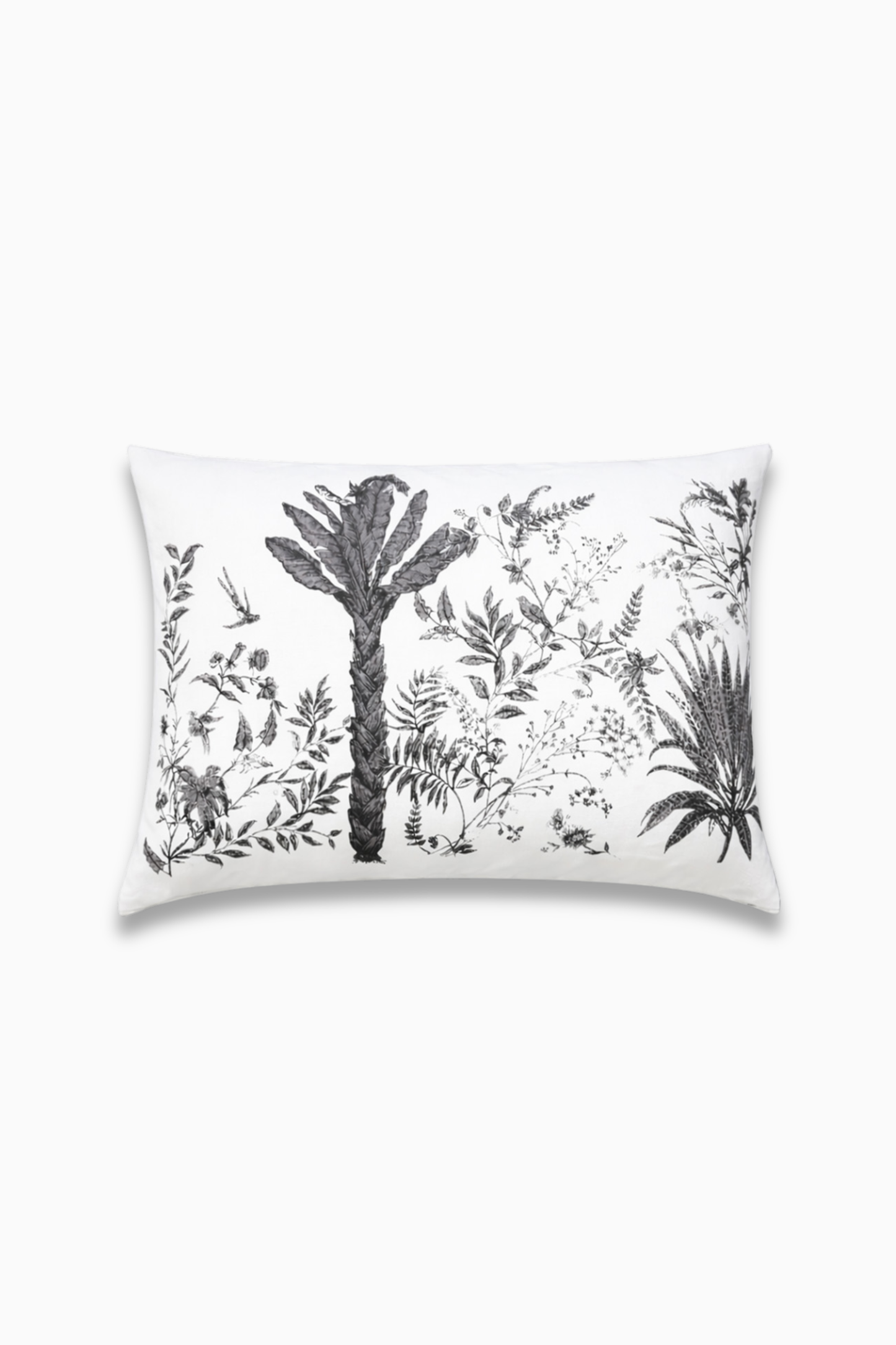 Funda De Cojín Estampado · Puro Lino Lavado · Diseño Garden