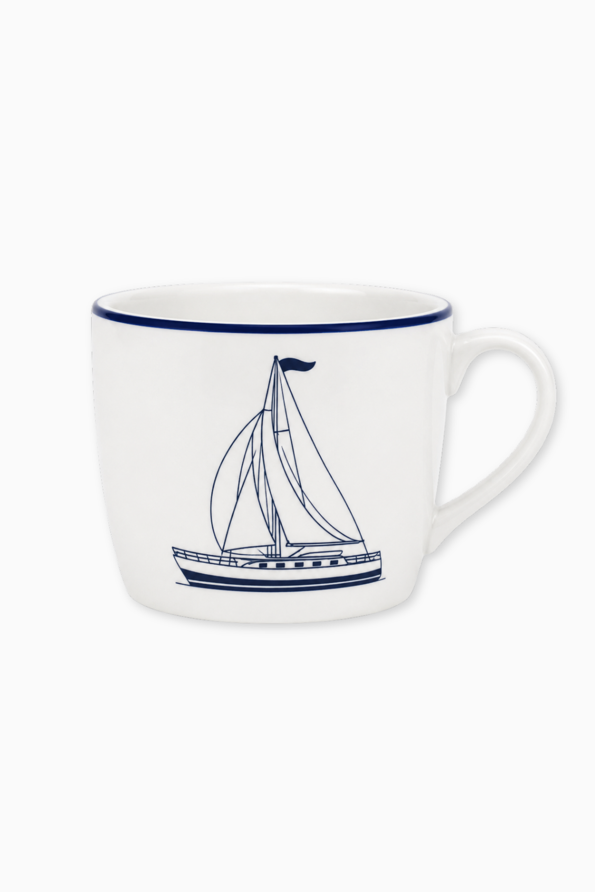 Vajilla · Porcelana de Limoges ·  Barco