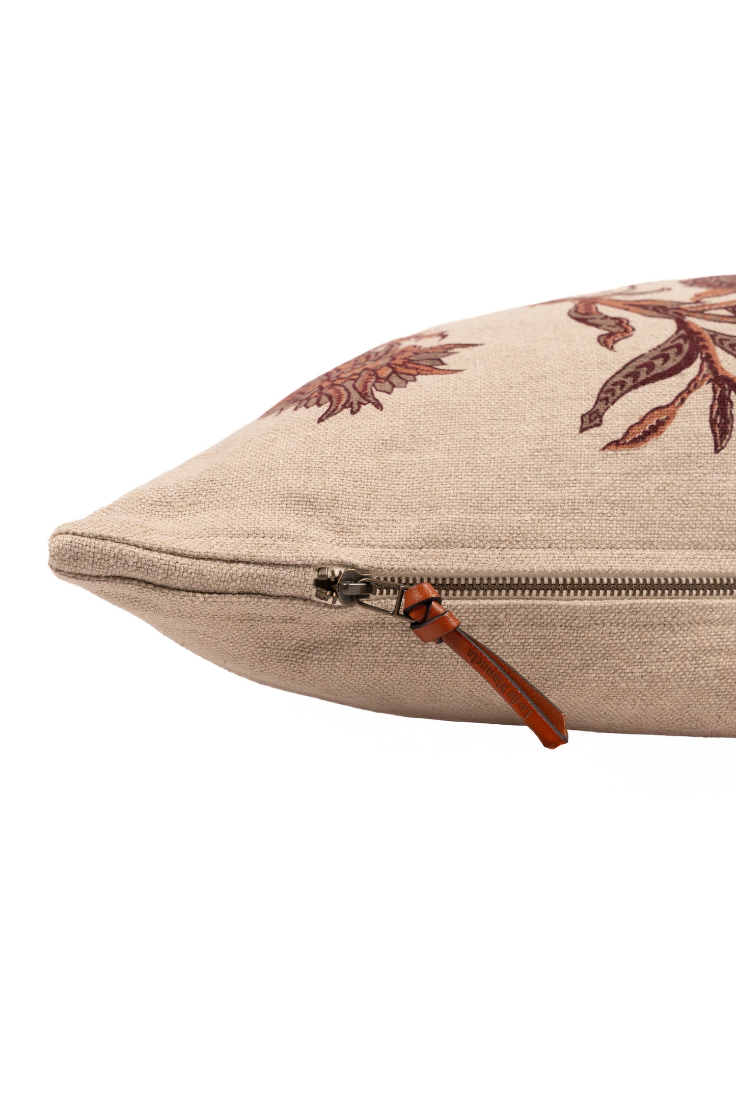 Funda de Cojín · Puro Lino Lavado · Harris · Burdeos