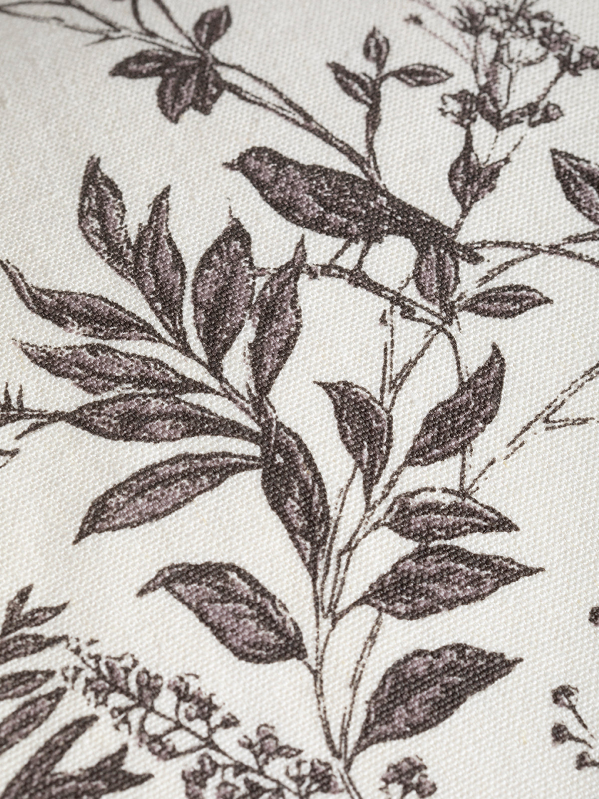 Funda De Cojín Estampado · Puro Lino Lavado · Diseño Garden