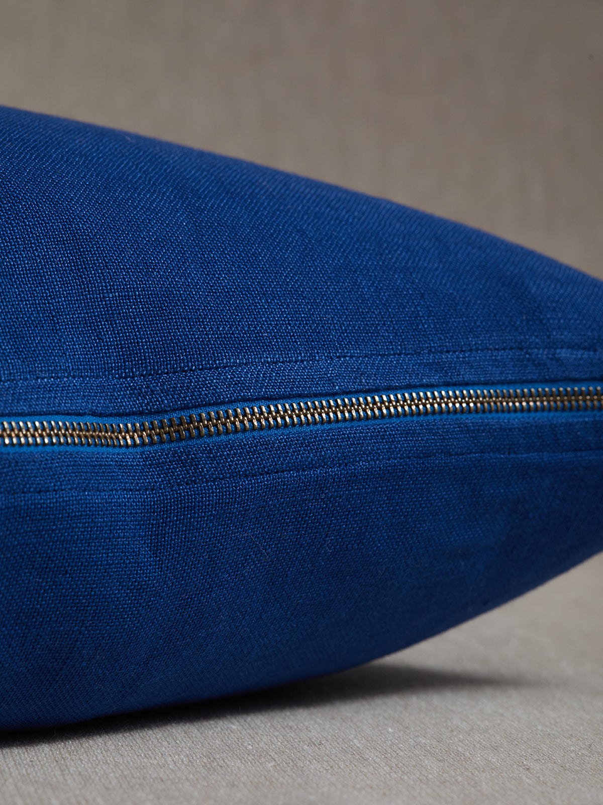 Funda De Cojín · Puro Lino Lavado · Azul