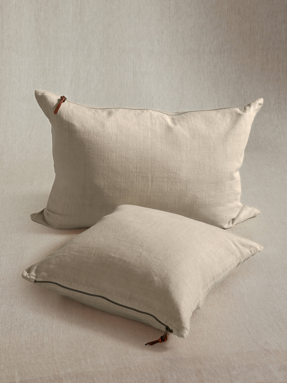Funda De Cojín · Puro Lino Lavado · Beige