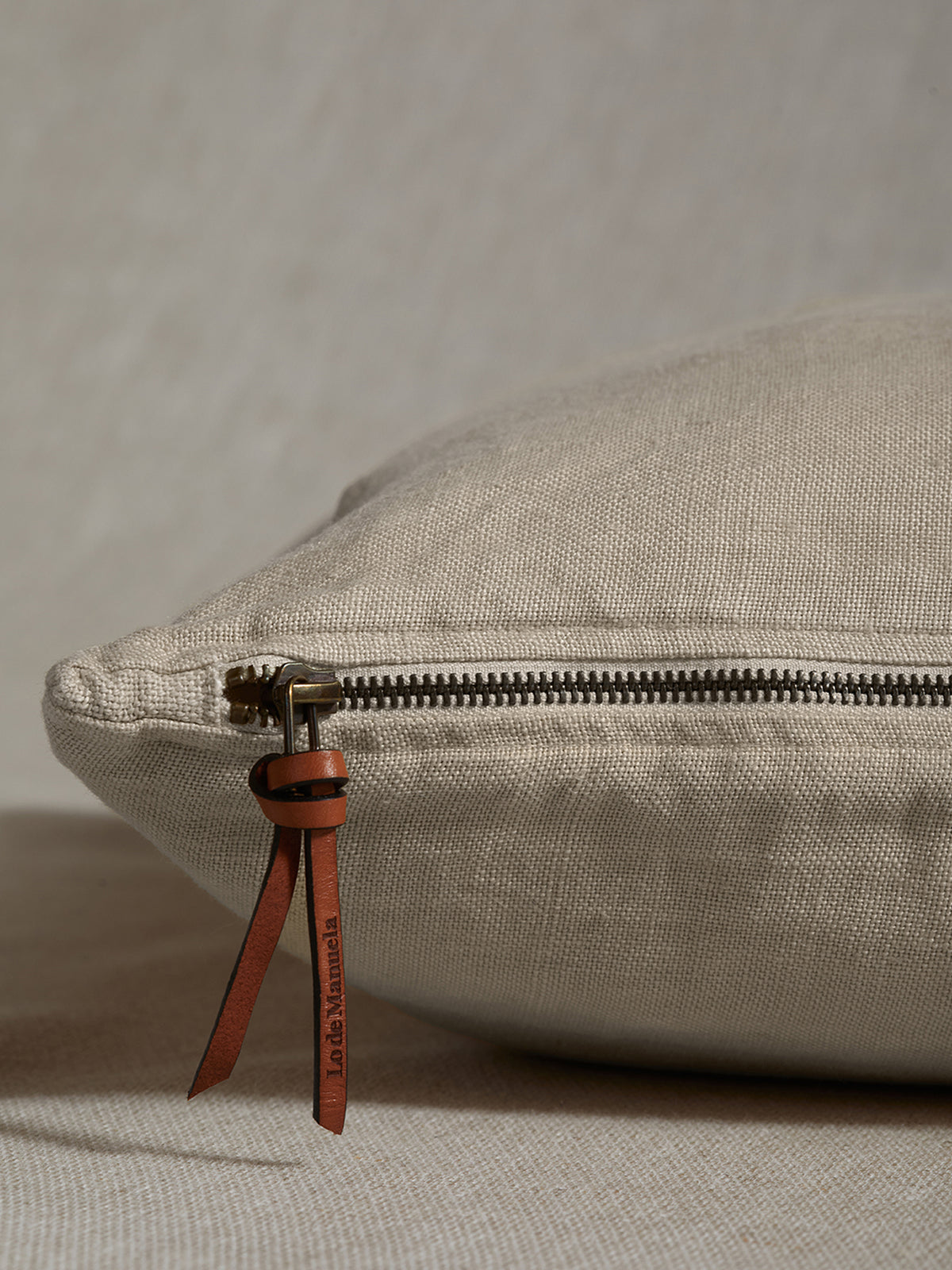 Funda De Cojín · Puro Lino Lavado · Beige
