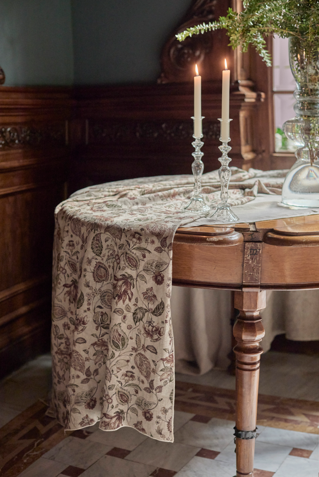 Mantel Estampado · Puro Lino Lavado · Toile Paislay