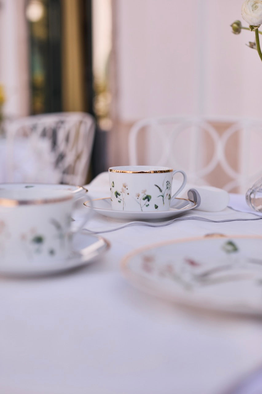 Vajilla · Porcelana de Limoges · Diseño Primavera
