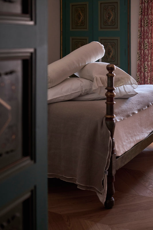 Plaid  y Colcha · Puro Lino Lavado · Diseño Pol