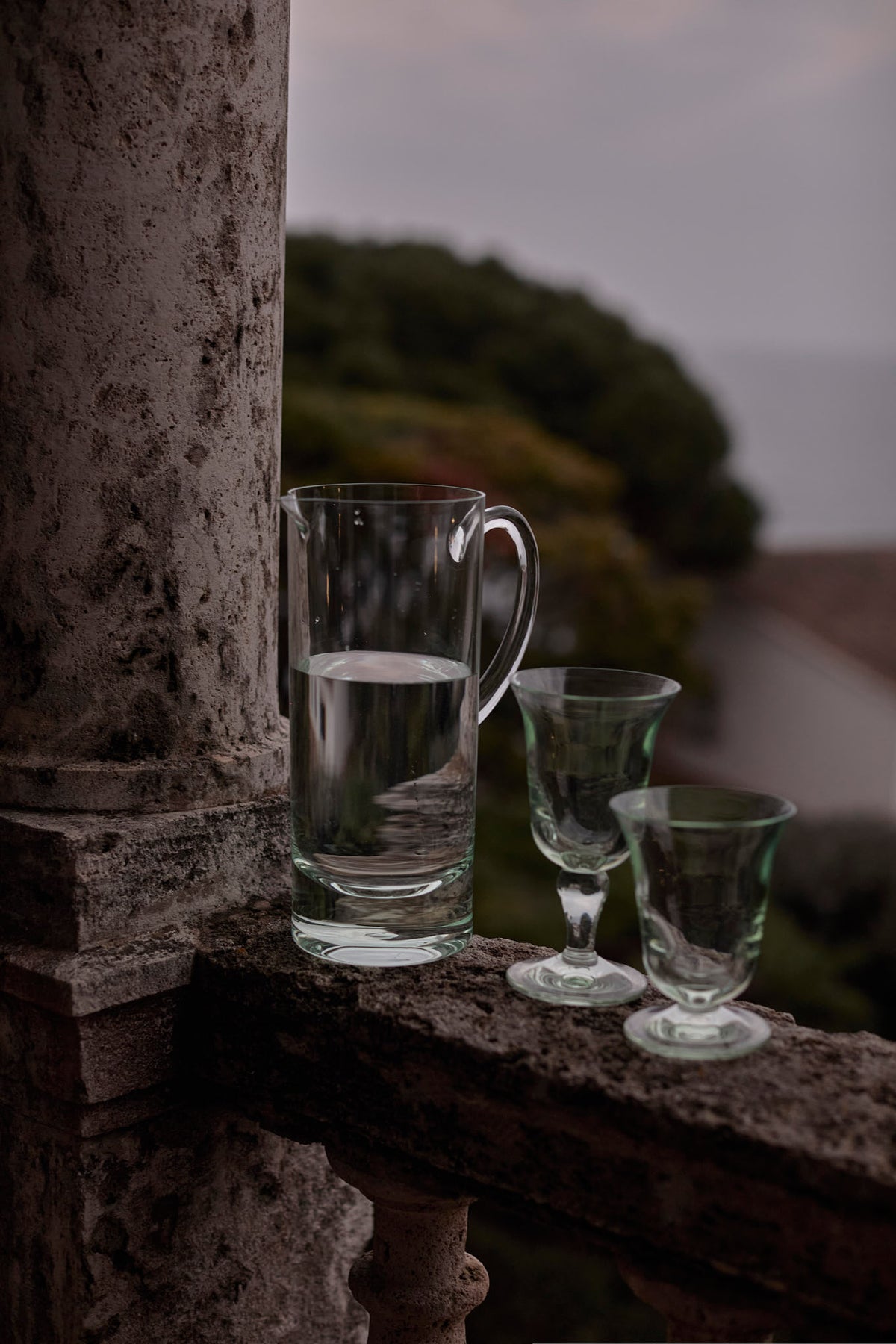 Vasos/Jarra · Verde Agua · Hostal · Set 6 ud