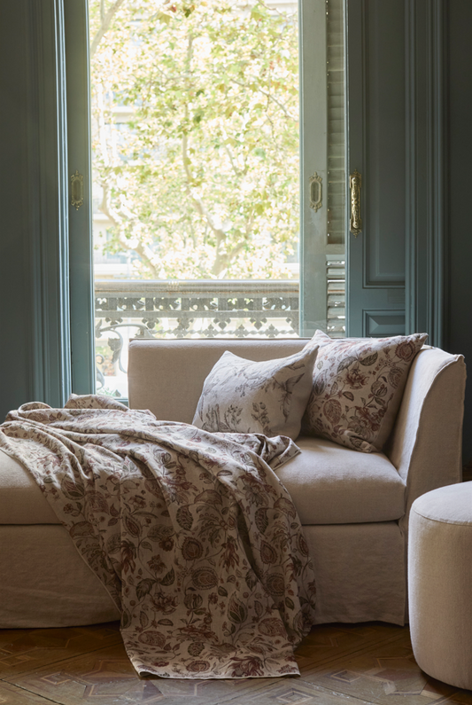 Plaid Estampado · Puro Lino Lavado · Paislay