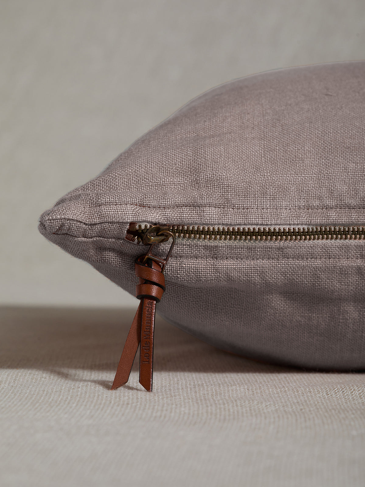Funda De Cojín · Puro Lino Lavado · Taupe