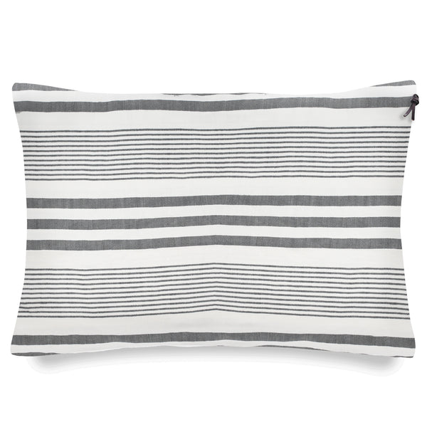 Colchoneta · Puro Lino Lavado · Diseño Stripes Blanco/Negro