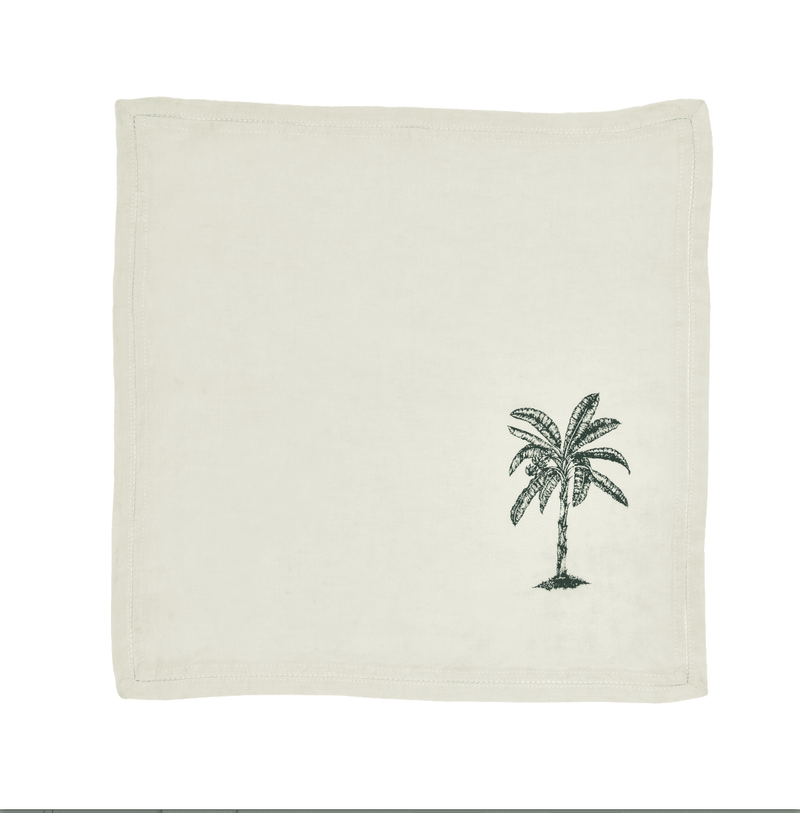 Servilleta · Puro Lino Lavado · Diseño Palms