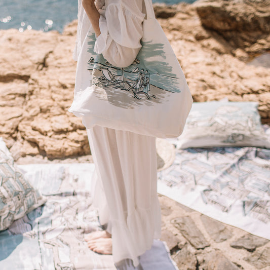 Bolsa · Algodón Estampado · Playa