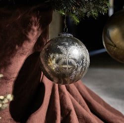 Bola de navidad · 15cm · Diseño Florencia · Plata