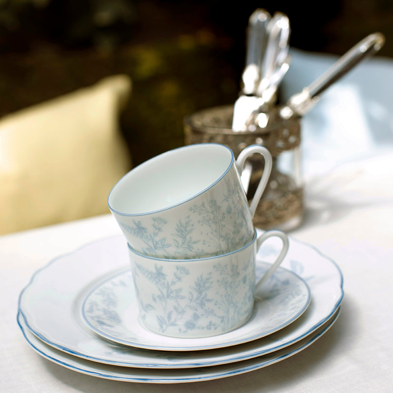 Taza  de té · Porcelana de Limoges · Diseño Jardín