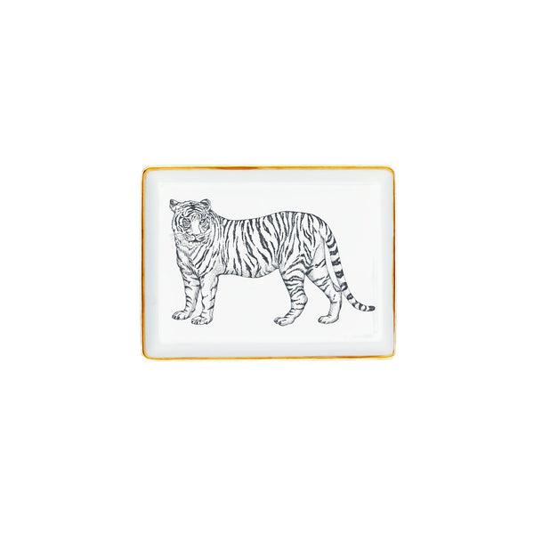 Vacía Bolsillos · Porcelana De Limoges · Diseño Tigre - Lo de Manuela